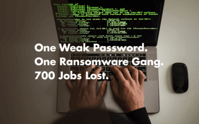 One Weak Password. One Ransomware Gang. 700 Jobs Lost.